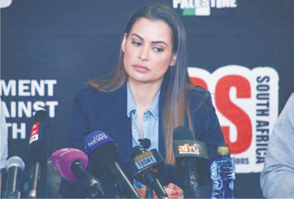 Shashi Naidoo apologises, plans to visit Palestine to 'educate herself'