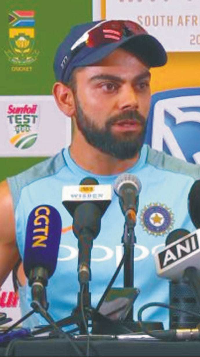Indian Cricket captain, Kohli, fires up at journalist