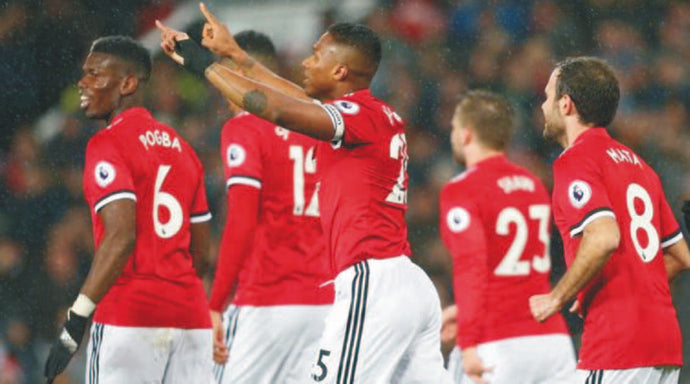 Manchester United Way - Pogba, Martial star as Man United shrink City's lead to 12 points