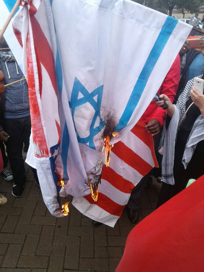 "Free our fellow Muslims!" - Civil society in Sandton, Scores attend Palestinian picket against Israeli Apartheid at US consulate in Sandton